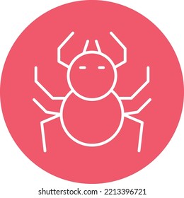 Horror insect Vector Icon which is suitable for commercial work and easily modify or edit it

