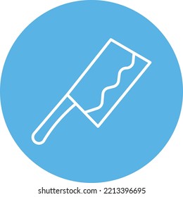 Horror Knife Vector Icon which is suitable for commercial work and easily modify or edit it
