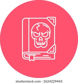 Horrorlinien, Vektorsymbol, Design