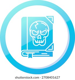 Línea de horror Vector Icon Design