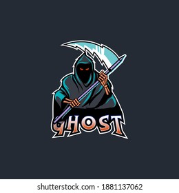 Horror mascot logo design vector