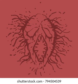 horror mask face