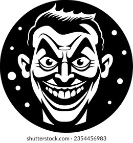 Horror - Minimalist and Flat Logo - Vector illustration