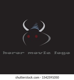 HORROR MOVIE LOGO TEMPLATE VECTOR EPS 10