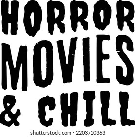 Horror Movies Chill Vector File Halloween Stock Vector (Royalty Free ...