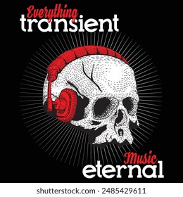 MÚSICA DE TERROR ELERNALT DISEÑO DE CAMISETA