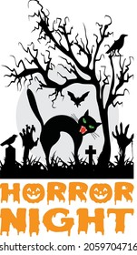 HORROR NIGHT SPECIAL T-SHIRT DESIGN