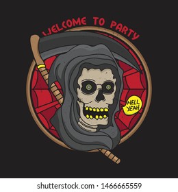 horror party design, vector EPS 10