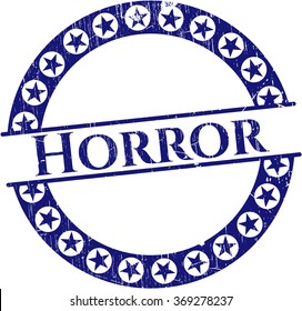 Horror rubber stamp