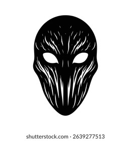 horror scary mask vector illustration