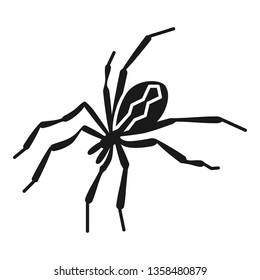 Horror spider icon. Simple illustration of horror spider vector icon for web design isolated on white background