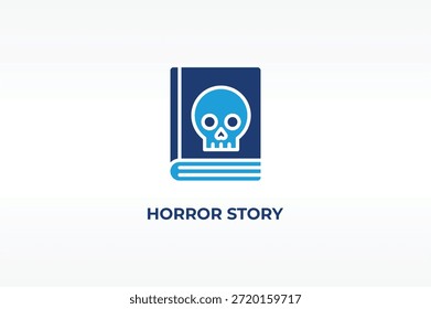 HORROR STORY Vektor, Symbol oder Logo-Zeichen einzelne Symbolgrafik