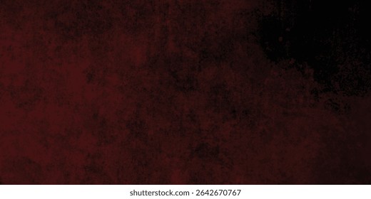 Horror Style Red and Black Textured Background with Grime

