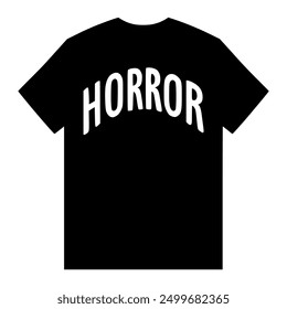 horror t shirt fashion sticker vector illustration template design