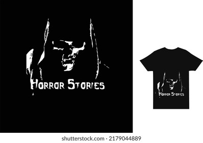 horror t shirt with symbol