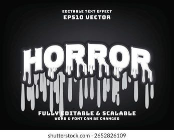 Horror-Texteffekt mit tropfendem Blut
