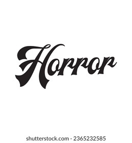 texto de horror sobre fondo blanco.