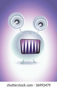 horror thing. Vector character design.