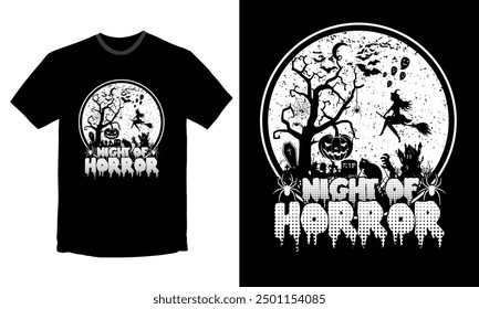 Horror vector typograpphy t shart desing.