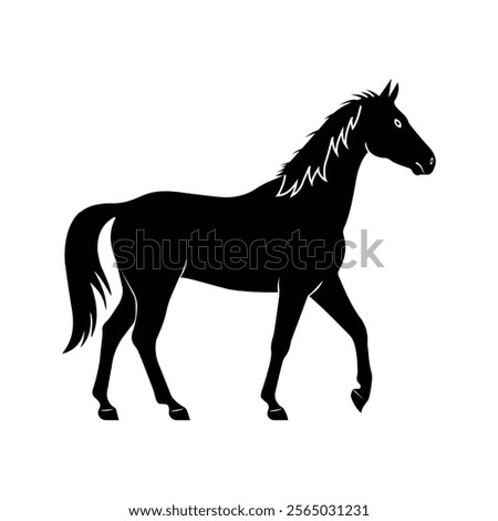 Hors selotte vector design balck