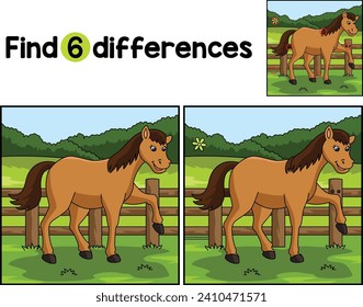 Los animales de caballo encuentran las diferencias