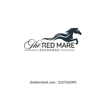 Horse animal logo vector design eps 10