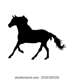 HORSE ANIMAL SILHOUETTE VECTOR DESIGN 2