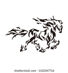 horse animals vector logo