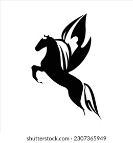 horse animals vector logo design creative 