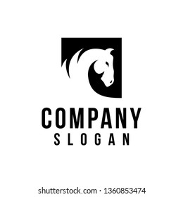 horse black logo