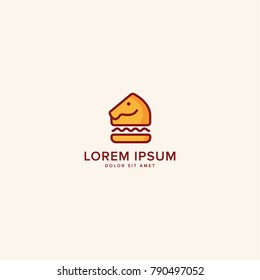 horse burger logo