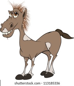 Horse. cartoon