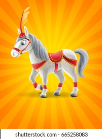 horse cartoon