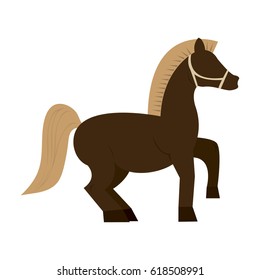 horse cartoon icon