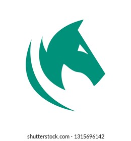 Horse character logo