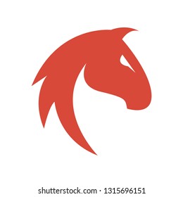 Horse character logo