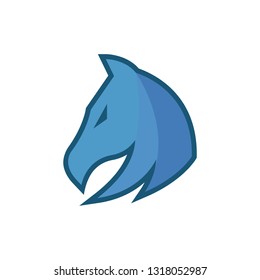 Horse character logo