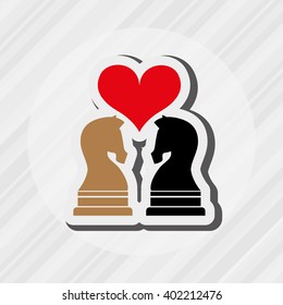 horse chess design 