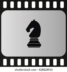 Horse of chess icon.