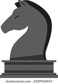 Horse Chess Icon. chess knight grey icon.
Intelligent Entertainment or Strategy
Illustration As A Simple Vector Sign and
Trendy Symbol for Design and Game
Websites, Presentation or Apps Elements.