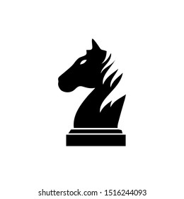 Horse Chess Icon Simple Outline Horse Stock Vector (Royalty Free) 601468403