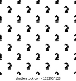Horse chess pattern seamless vector repeat for any web design