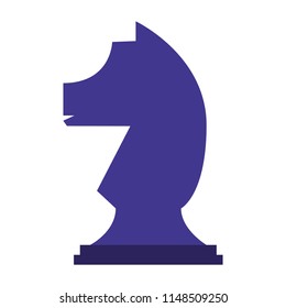 horse chess piece isolated icon