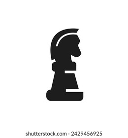 horse chess pieces icon vector element design template web