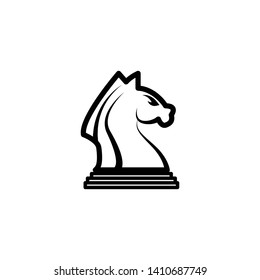 Horse Chess Vector Icon Illustration