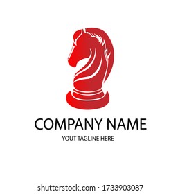 Horse Chess Vector Logo Template
