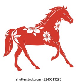 horse chinese zodiac animal icon