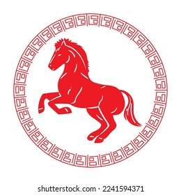 horse chinese zodiac animal icon