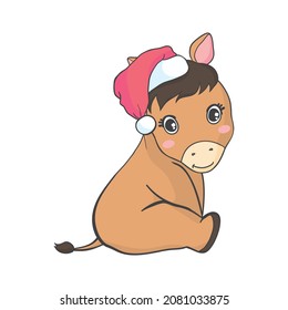 Horse With Christmas Hat is suitable for t-shirt, laser cutting, sublimation, hobby, cards, invitations, website or crafts projects. 