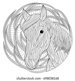 Horse coloring page
